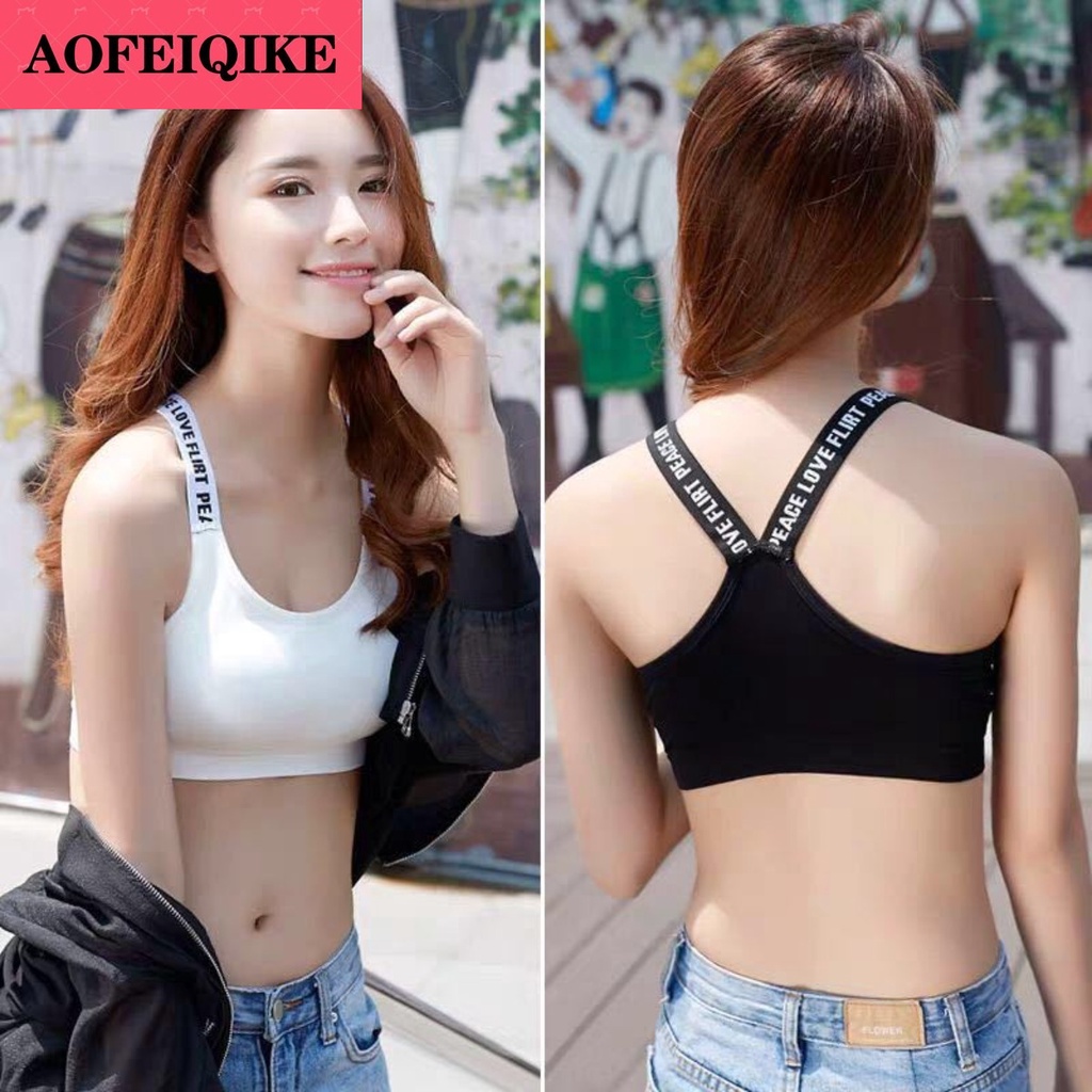 Full Coverage Bra - 40-65Kg เซ็กซี่ Bra Top ผู้หญิงกีฬา Bras