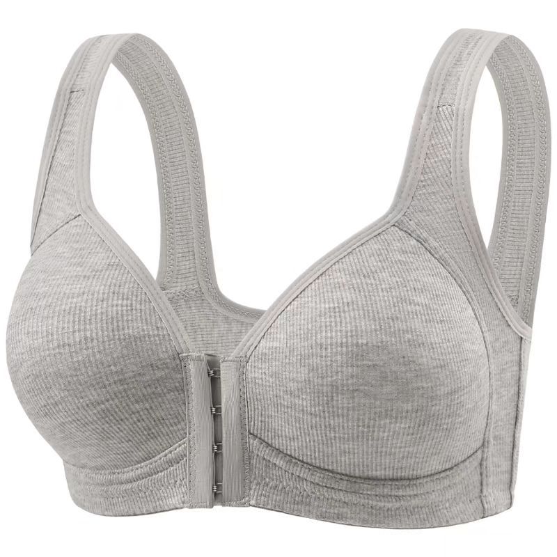 Full Coverage Bra - บราไร้โครงแบบปิดด้านหน้า ไซส์พลัส บราเต็มตัว รองรับทรงได้ดี สำหรับผู้หญิงสูงวัย สวมใส่สบาย