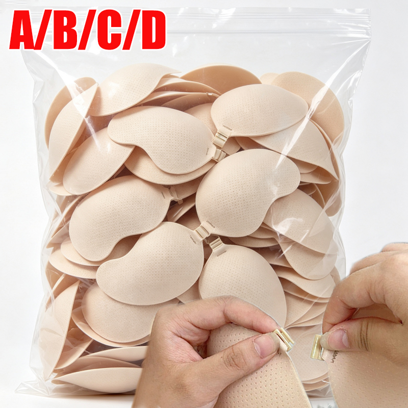 Push Up Bra Silicone - บราไร้สายแบบไม่มีสายสำหรับผู้หญิง บราไร้ตะเข็บแบบปิดด้านหน้า บราเล็ตต์ชุดชั้นในพร้อมแผ่นซิลิโคนติดตัว