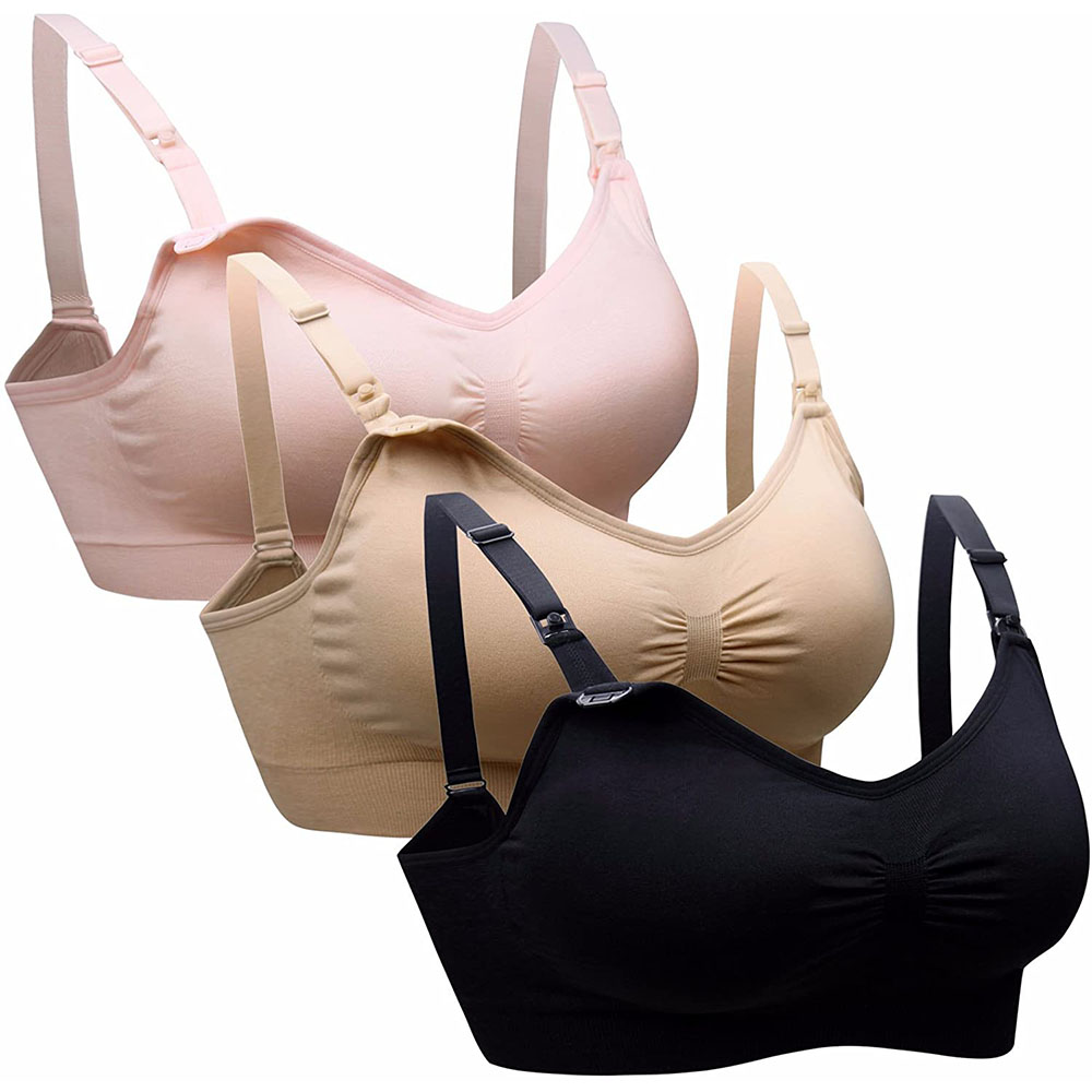 Sleep Bra Bralette - สตรีคลอดบุตรพยาบาล Bra Maternal Seamless คลิปลง Push