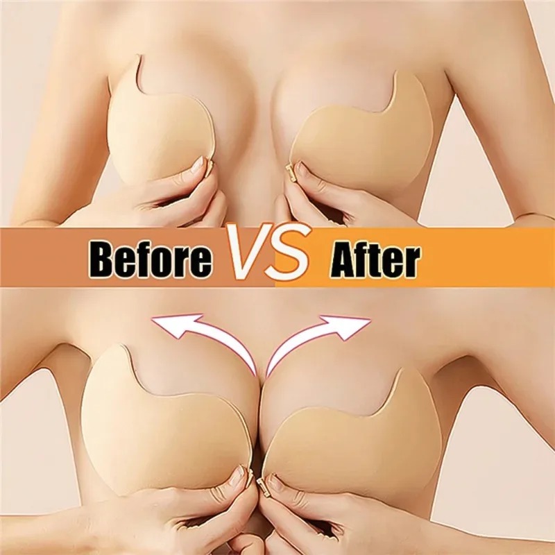 บราไร้สายแบบแปะ บราดันทรงไร้สา - Push Up Bra Silicone บทวิจารณ์และราคา