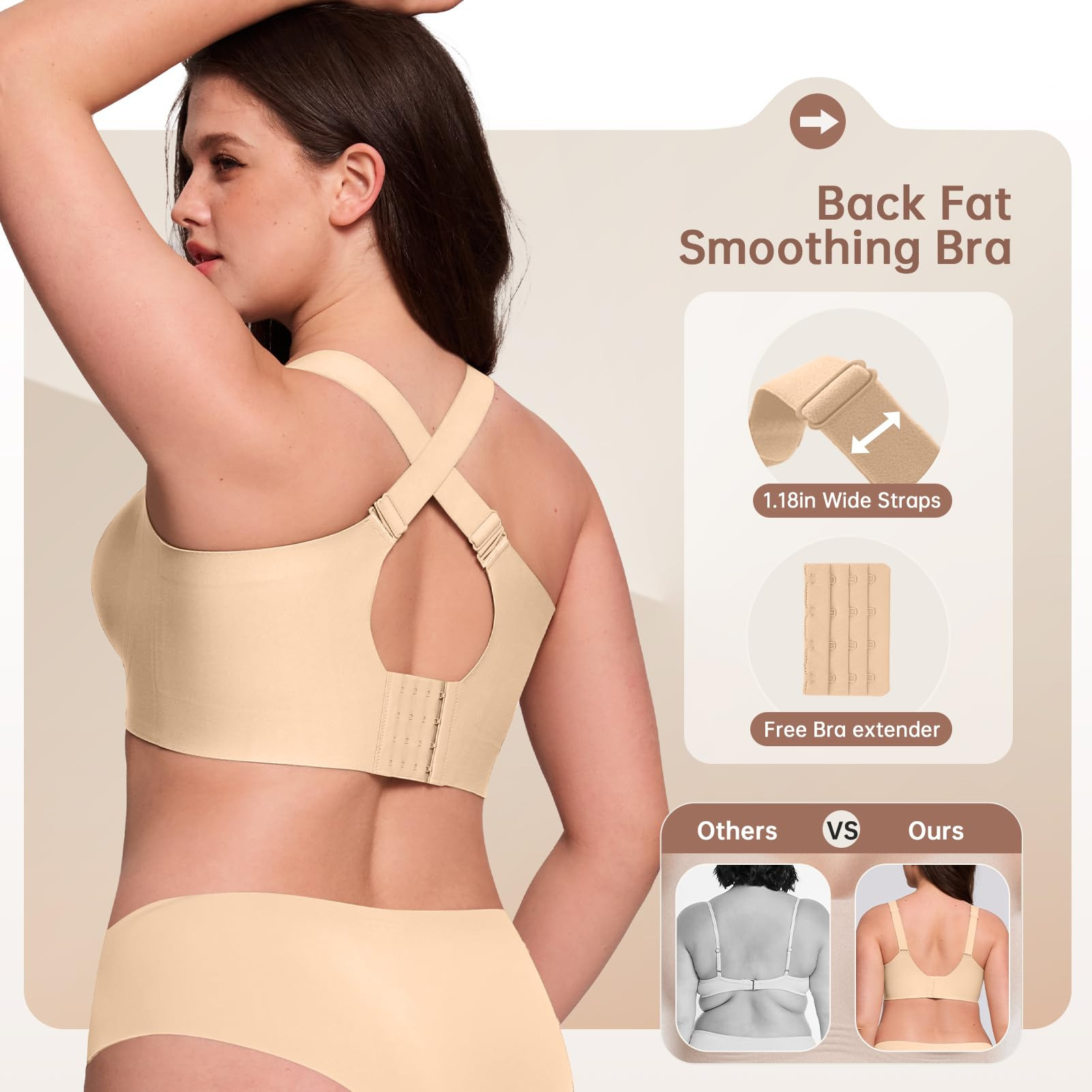 บราไร้โครงสำหรับผู้หญิงไซส์ใหญ - Full Coverage Bra บทวิจารณ์และราคา