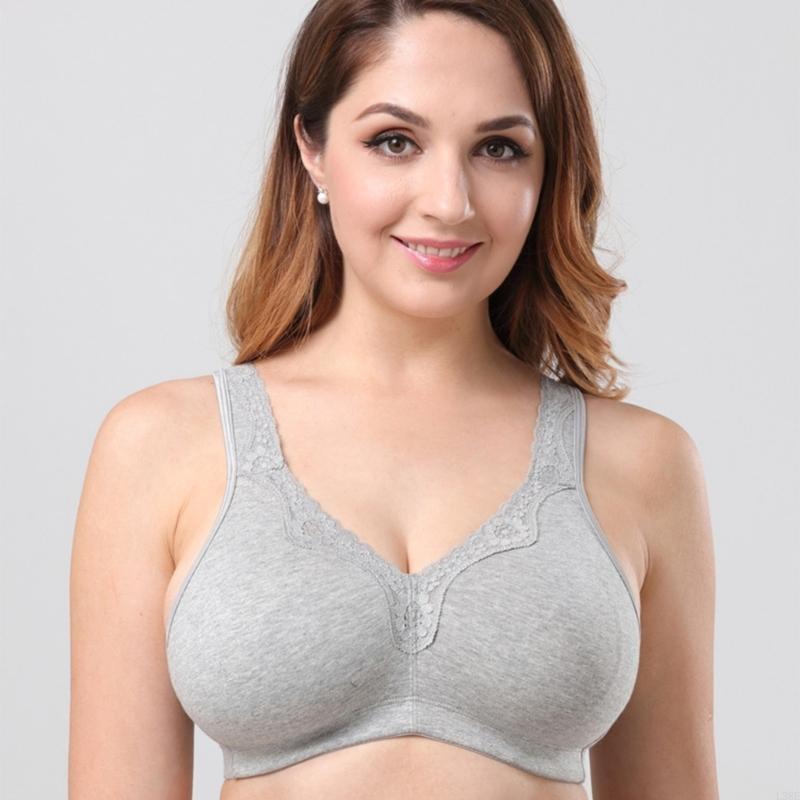 L38E สตรีไร้สายขนาดใหญ่ลูกไม้  - Full Coverage Bra บทวิจารณ์และราคา