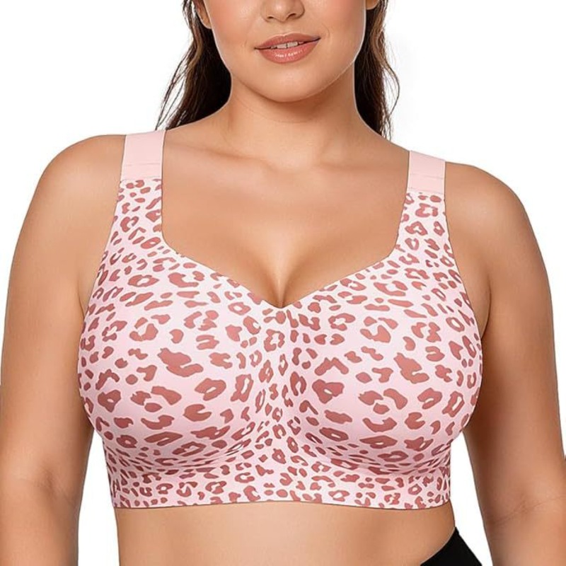 บราเล็ปท์ลายเสือดาว ไม่มีโครง  - Full Coverage Bra บทวิจารณ์และราคา