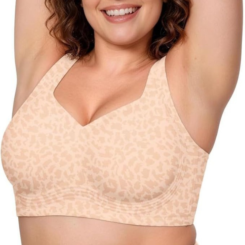 บราเล็ปท์ลายเสือดาว ไม่มีโครง  - Full Coverage Bra บทวิจารณ์และราคา