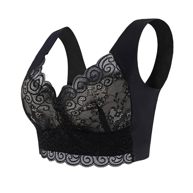 1pcs ICE Silk Seamless Lace Br - Sleep Bra Bralette บทวิจารณ์และราคา