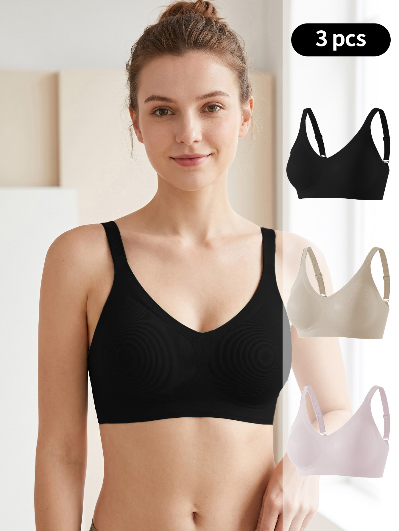 ชุดชั้นในไร้โครงสำหรับผู้หญิง  - Wirefree Bra Comfort บทวิจารณ์และราคา